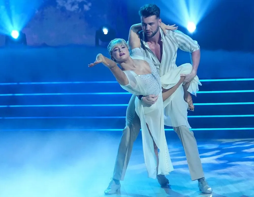 Dancing With the Stars- Harry Jowsey and Rylee Arnold's Rumba to 'August' showcased palpable chemistry, though they received feedback for areas needing improvement. - The judges acknowledged Harry's progress while emphasizing the need for continued growth.